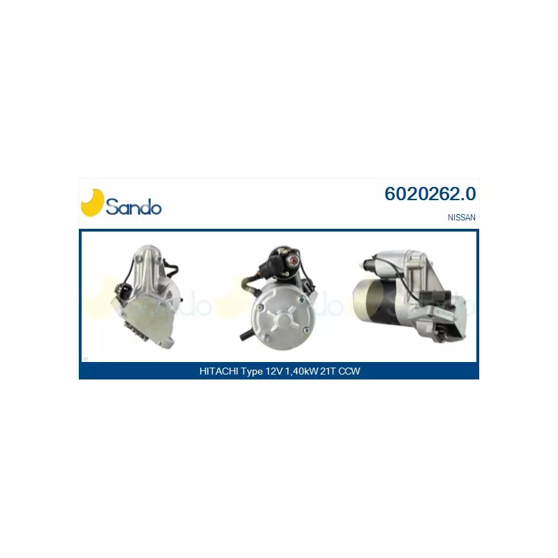 Démarreur SANDO 6020262.0