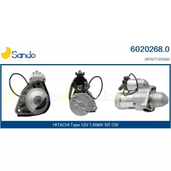 Démarreur SANDO 6020268.0