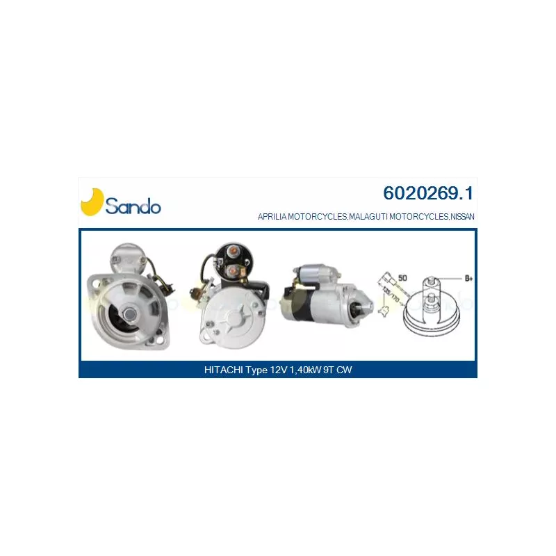 Démarreur SANDO 6020269.1