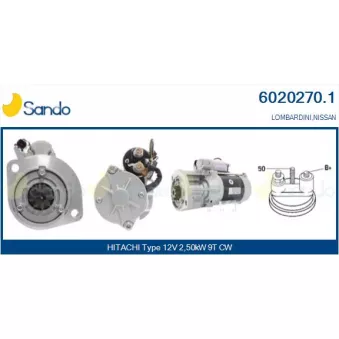 Démarreur SANDO 6020270.1