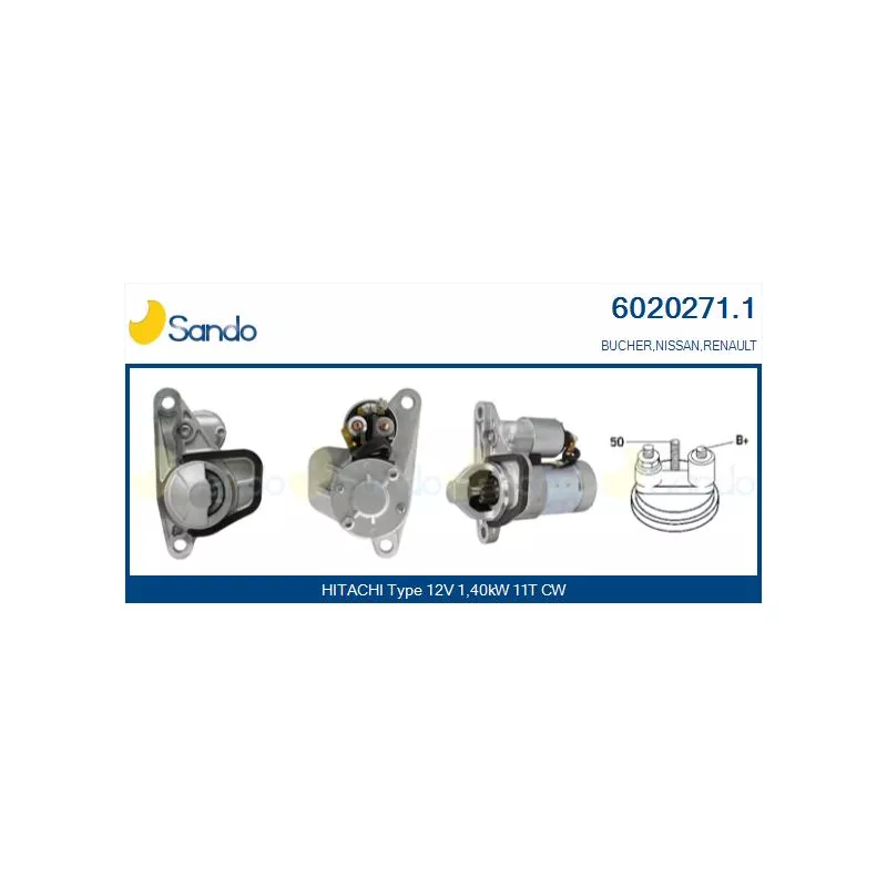 Démarreur SANDO 6020271.1