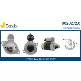 Démarreur SANDO 6020272.0