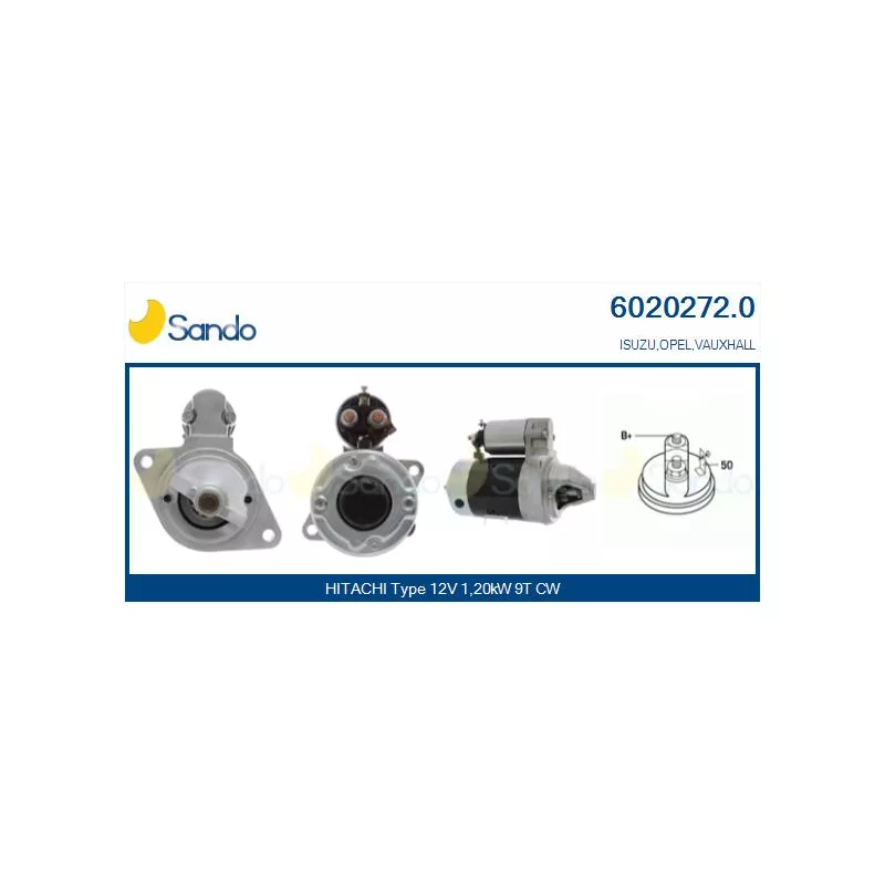 Démarreur SANDO 6020272.0