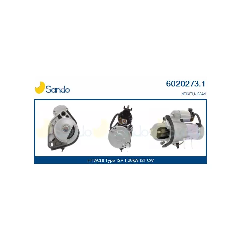 Démarreur SANDO 6020273.1