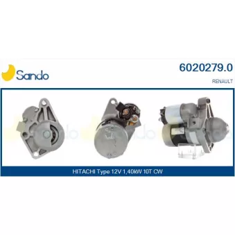 Démarreur SANDO 6020279.0