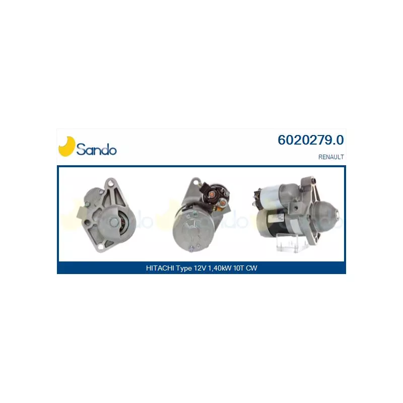 Démarreur SANDO 6020279.0