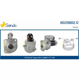 Démarreur SANDO 6020602.0