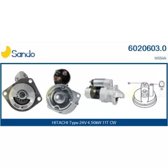 Démarreur SANDO 6020603.0