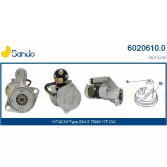 Démarreur SANDO 6020610.0