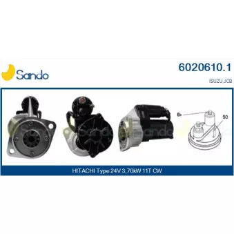 Démarreur SANDO 6020610.1