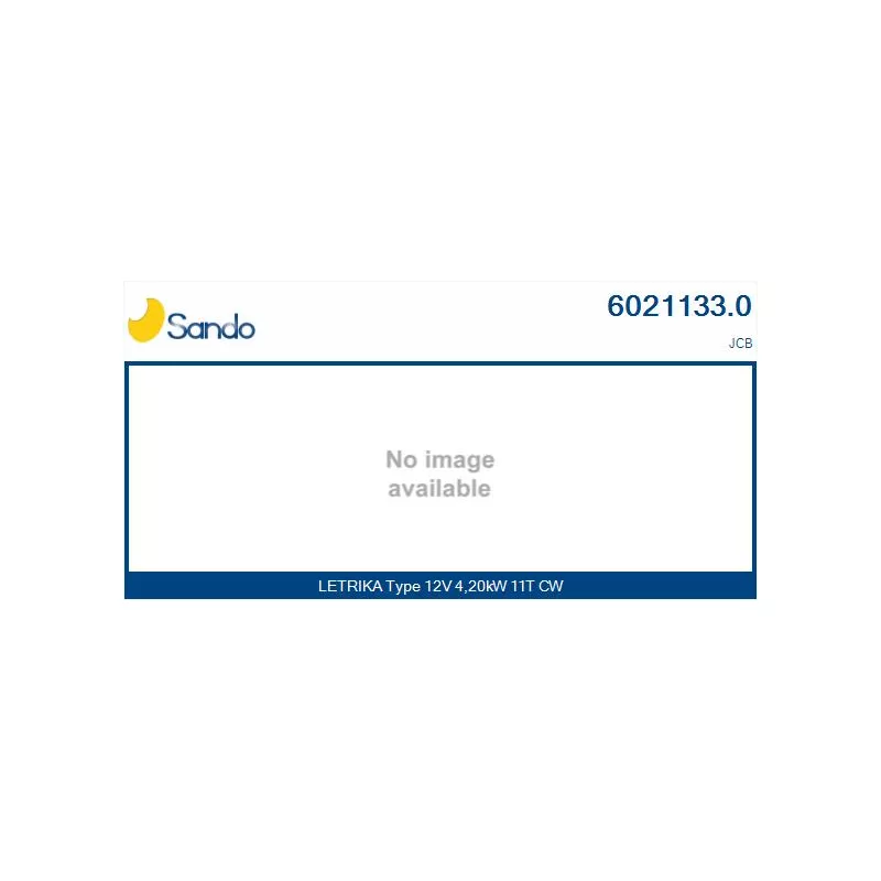 Démarreur SANDO 6021133.0