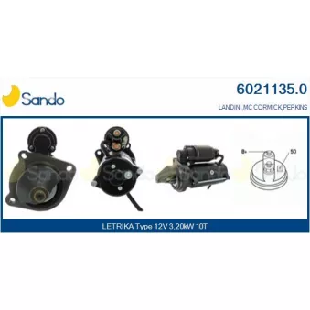 Démarreur SANDO 6021135.0