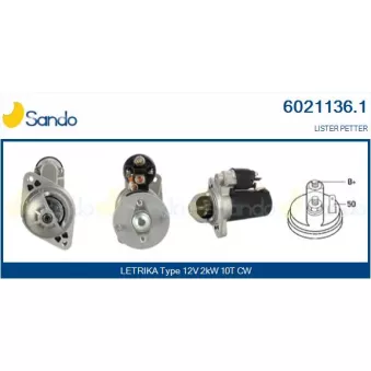 Démarreur SANDO 6021136.1