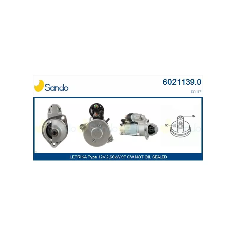 Démarreur SANDO 6021139.0