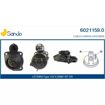 Démarreur SANDO 6021159.0