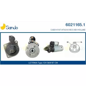 Démarreur SANDO 6021165.1