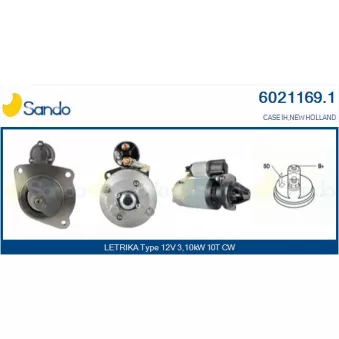 Démarreur SANDO 6021169.1