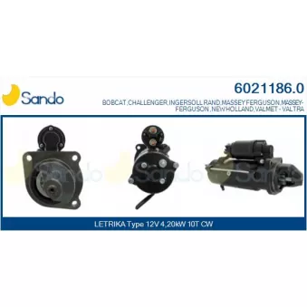 Démarreur SANDO 6021186.0