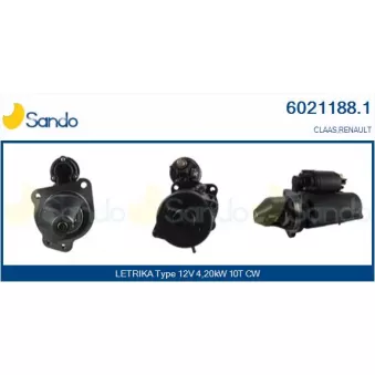 Démarreur SANDO 6021188.1