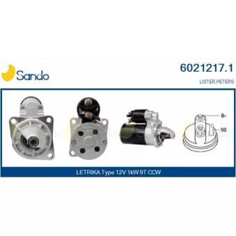 Démarreur SANDO 6021217.1