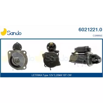 Démarreur SANDO 6021221.0