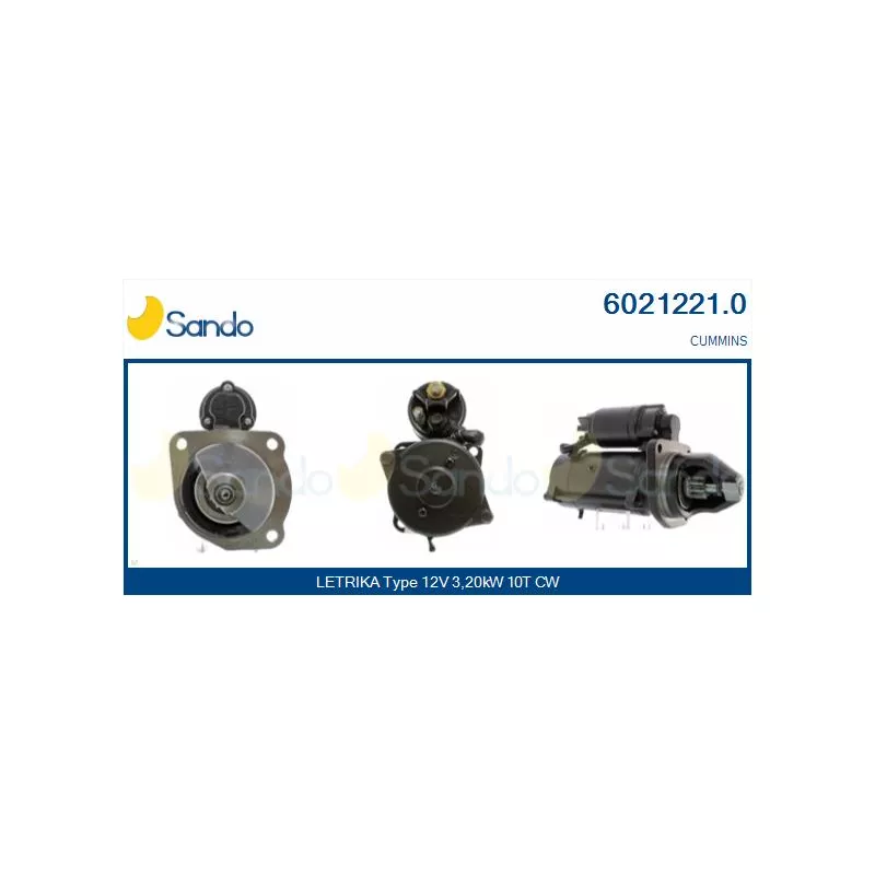 Démarreur SANDO 6021221.0