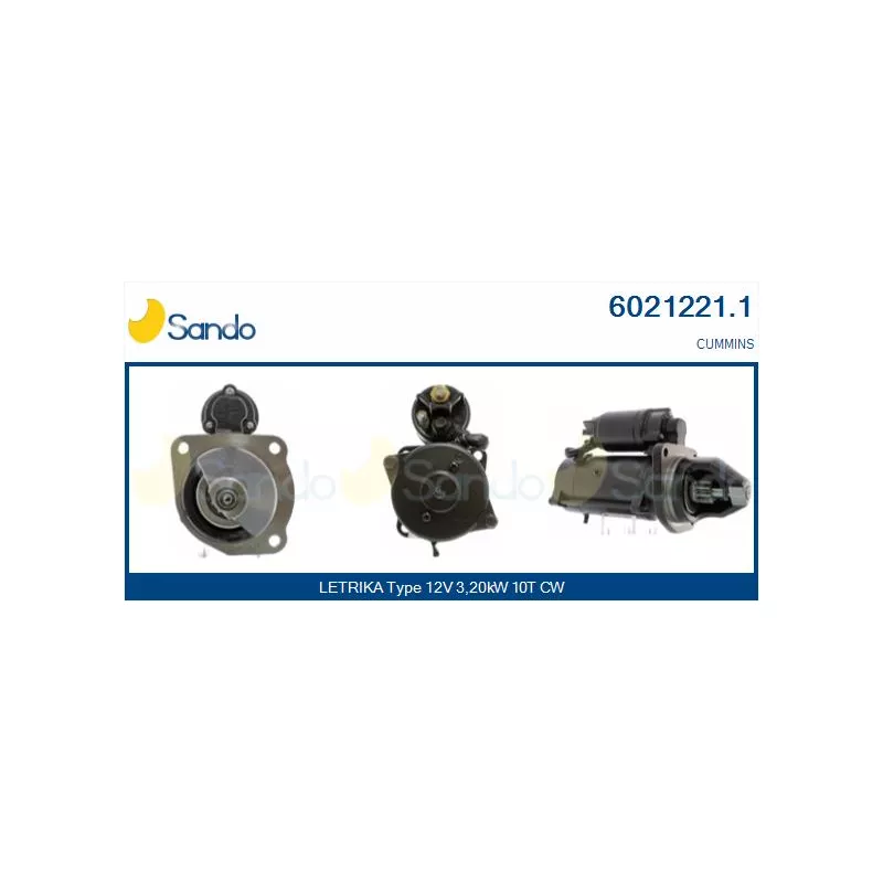 Démarreur SANDO 6021221.1