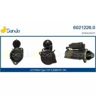 Démarreur SANDO 6021226.0