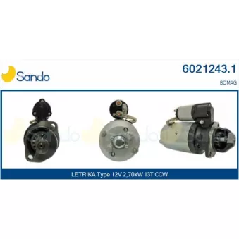 Démarreur SANDO 6021243.1