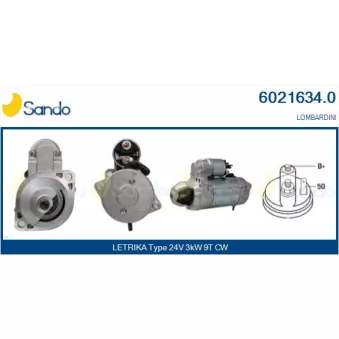 Démarreur SANDO 6021634.0
