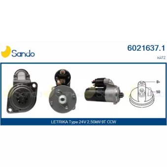 Démarreur SANDO 6021637.1