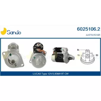 Démarreur SANDO 6025106.2
