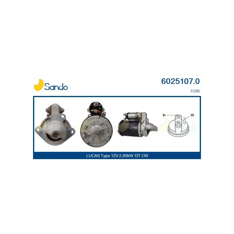 Démarreur SANDO 6025107.0