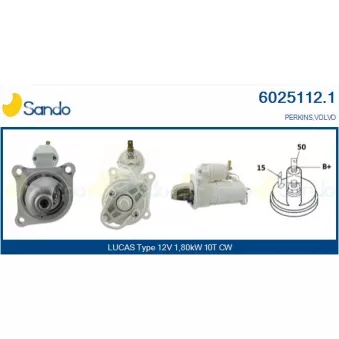 Démarreur SANDO 6025112.1