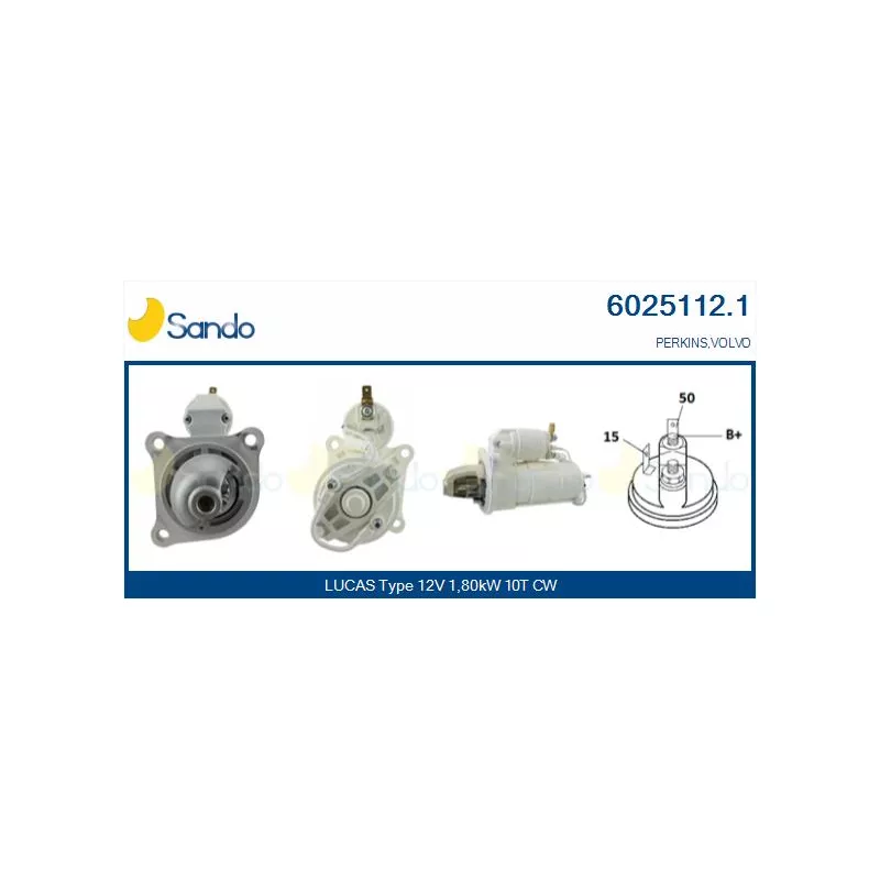 Démarreur SANDO 6025112.1