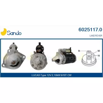 Démarreur SANDO 6025117.0