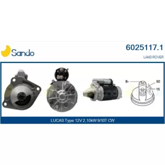 Démarreur SANDO 6025117.1