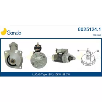 Démarreur SANDO 6025124.1