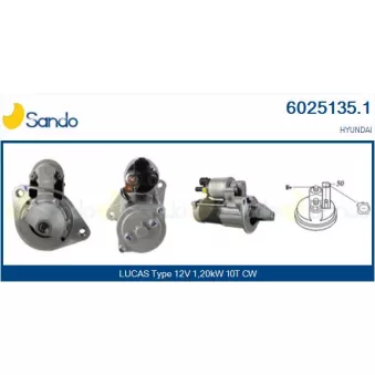 Démarreur SANDO 6025135.1