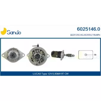Démarreur SANDO 6025146.0