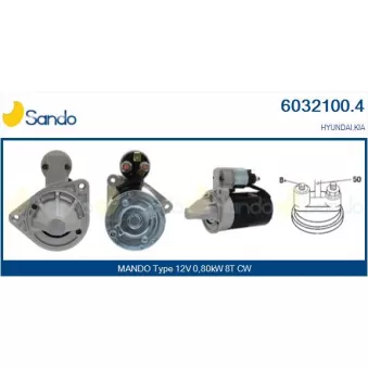 Démarreur SANDO 6032100.4