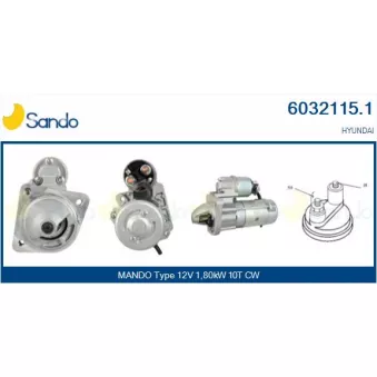 Démarreur SANDO 6032115.1