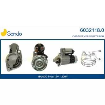 Démarreur SANDO 6032118.0