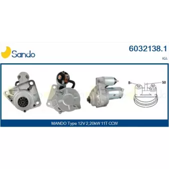 Démarreur SANDO 6032138.1