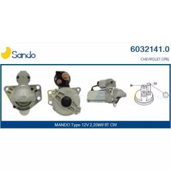 Démarreur SANDO 6032141.0
