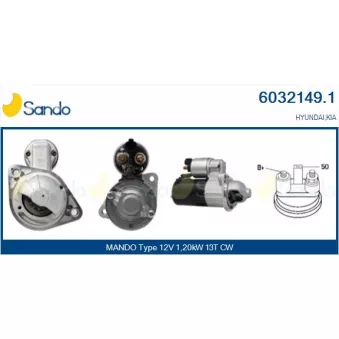 Démarreur SANDO 6032149.1