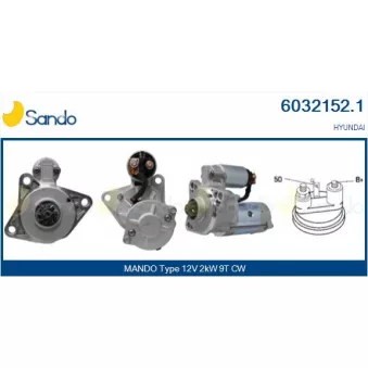Démarreur SANDO 6032152.1