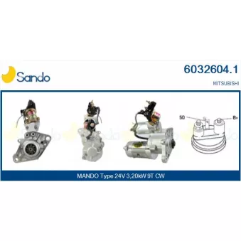 Démarreur SANDO 6032604.1