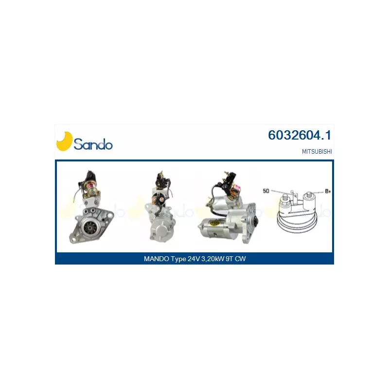 Démarreur SANDO 6032604.1