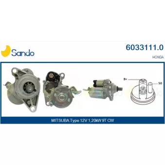Démarreur SANDO 6033111.0
